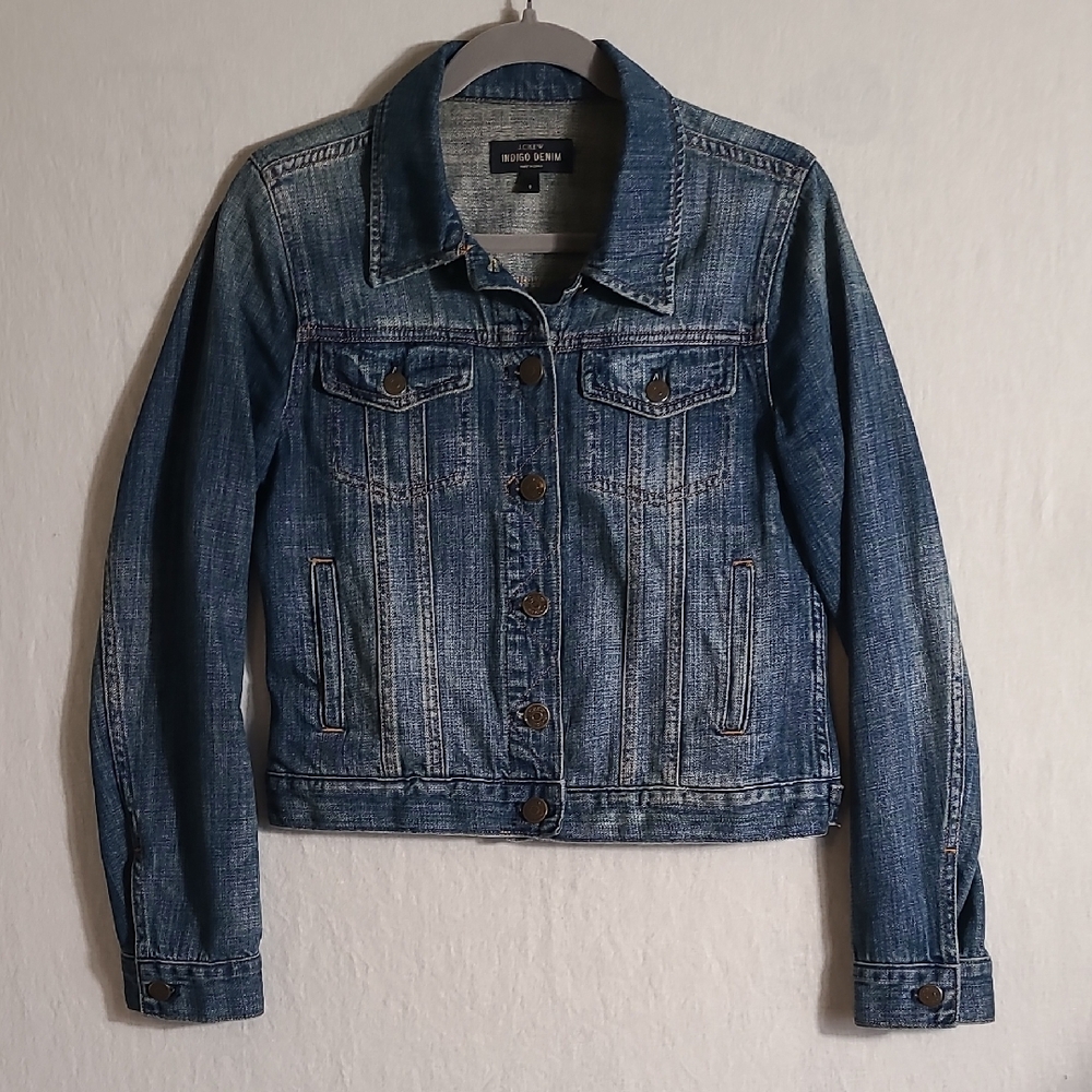 J. Crew Classic Indigo Denim Jean Jacket Size Small